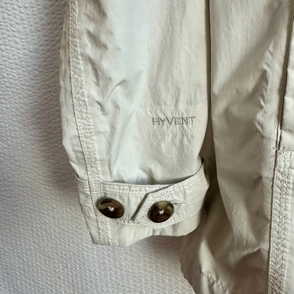 The North Face Off White Beige Trench Coat Jacket Women’s XS Double Breasted - Picture 5 of 13